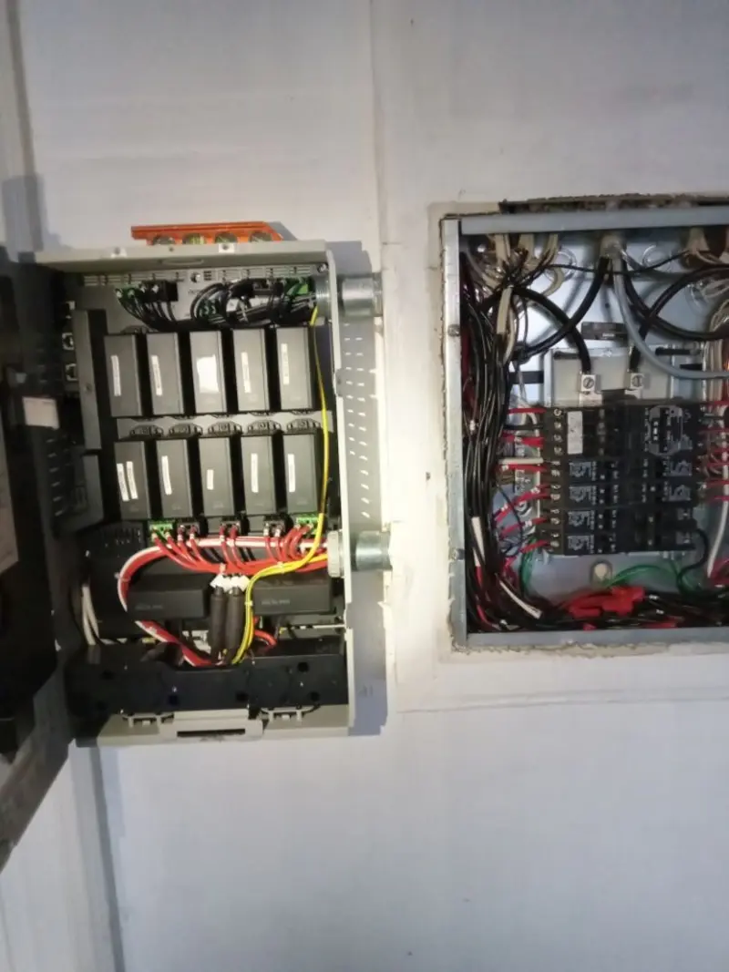 Electrical panel upgrade completed for Indoor Lighting Installation in Geneva